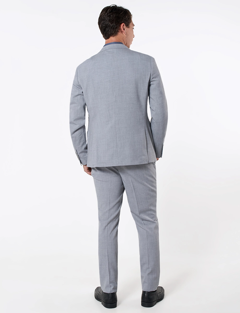 Terno Slim 2 Piezas Gris Hombre – Elegancia moderna y ajustada