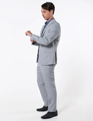 Terno Slim 2 Piezas Gris