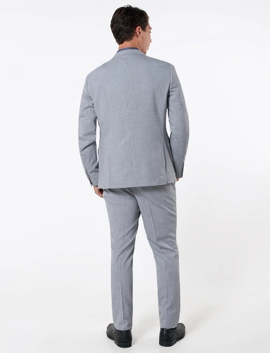 Terno Slim 2 Piezas Gris