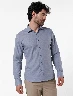 Camisa Llana Azul Claro Hombre – Tono suave para look elegante