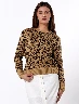 Sweater Animal Print Almendra