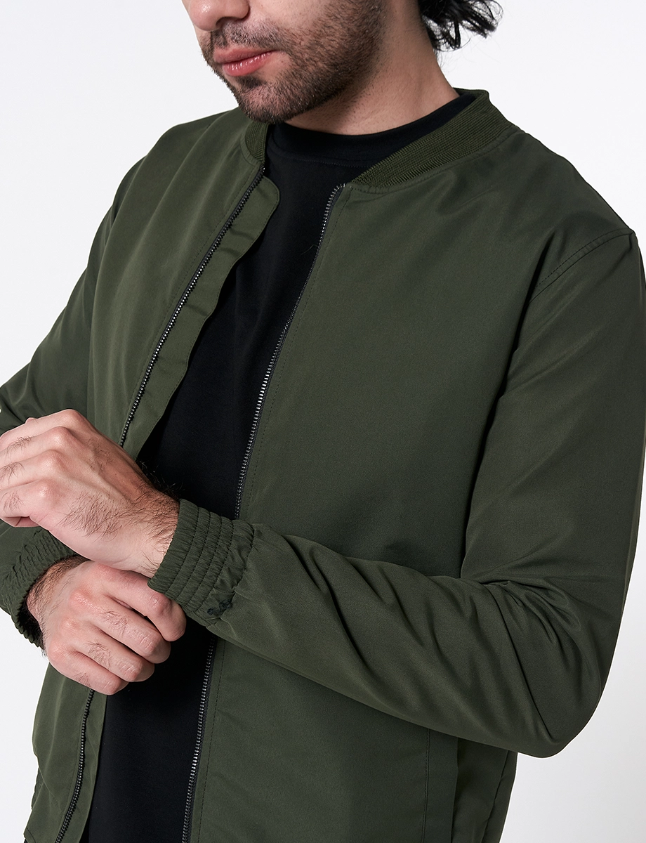 Chompa Bomber Verde Militar