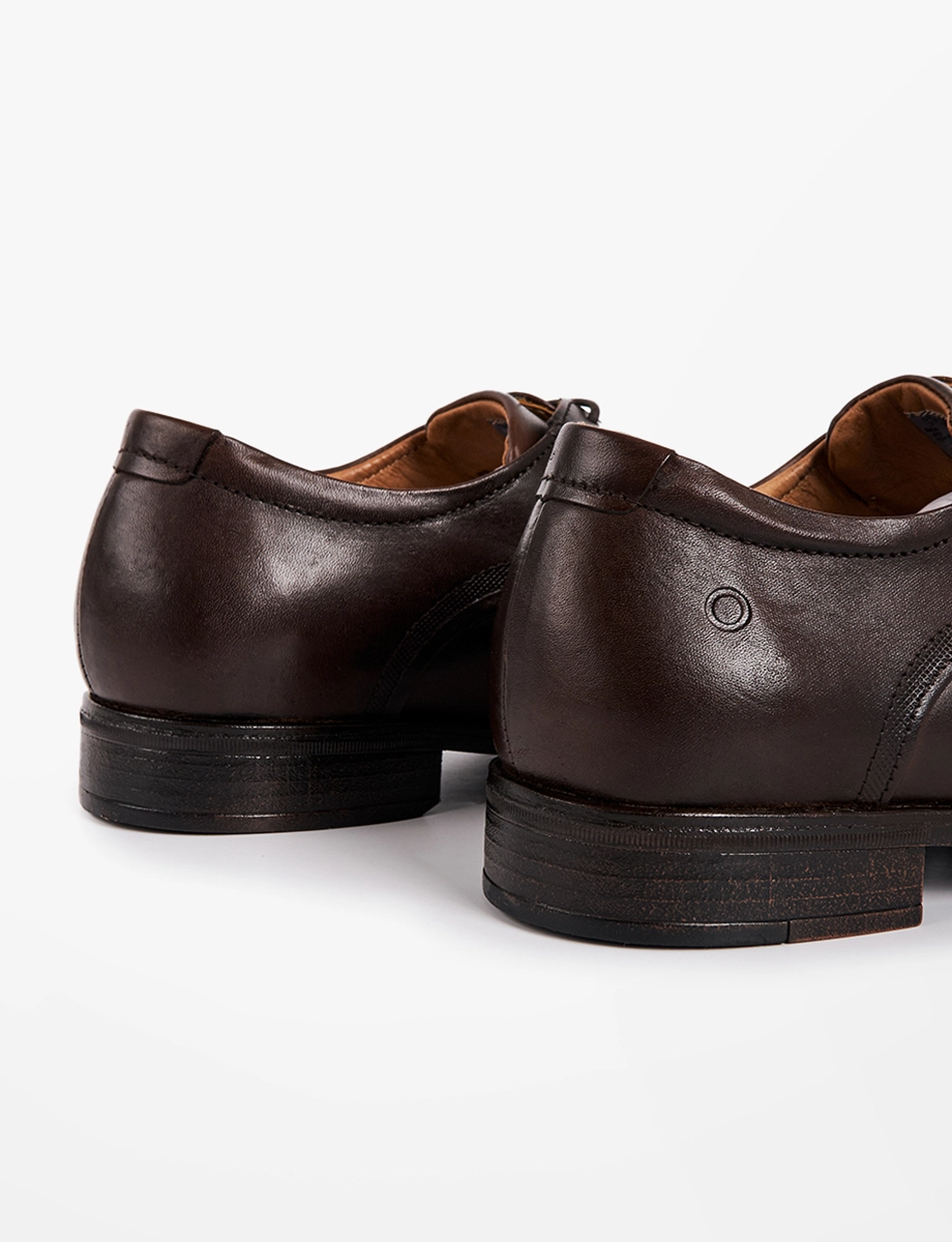 Zapato Formal Café con Cordones