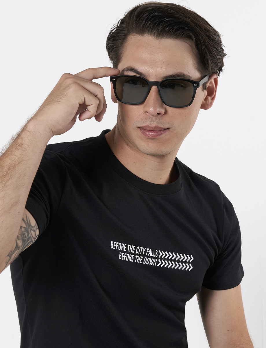 Gafas Cuadradas Negras