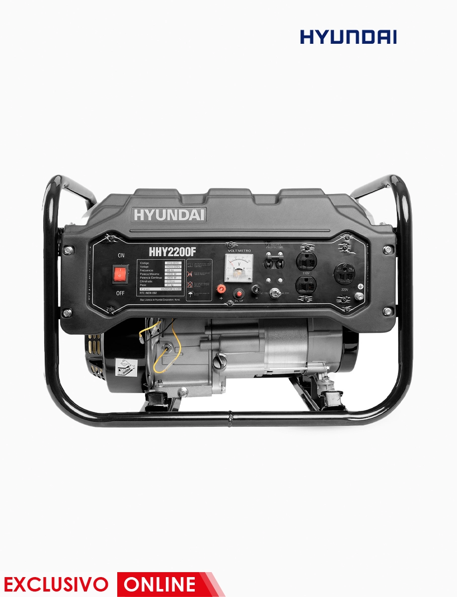 Generador a Gasolina 15 Lt Negro | Hyundai