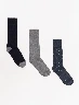 Set Medias Casuales Unicolor x3 Hombre – Pack básico para uso diario