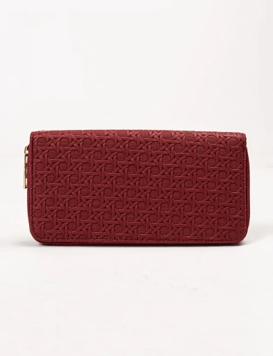 Billetera Textura Vino