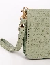 Billetera Labrada Verde Mujer – Detalle chic para uso diario.