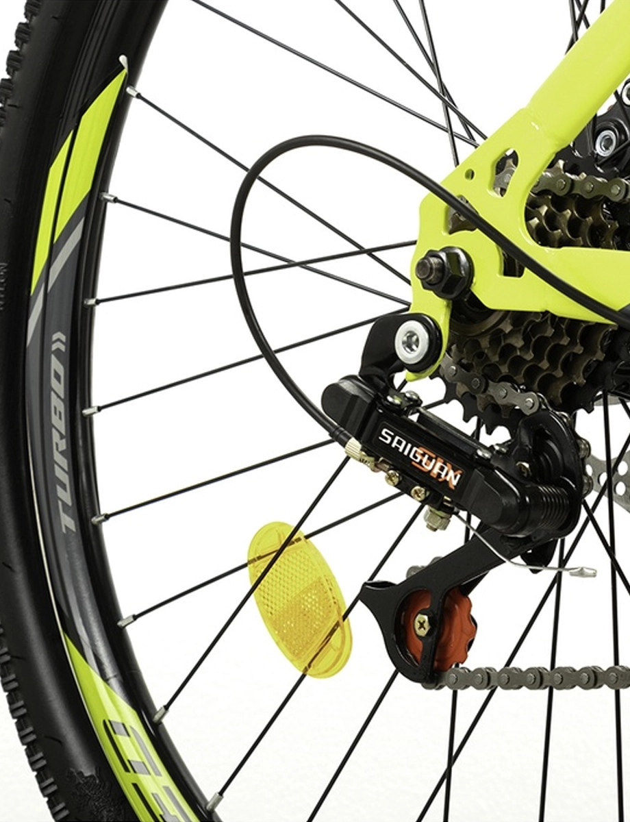 Bicicleta Montañera 27.5" Amarillo/Gris | Turbo
