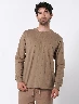 Buzo Textura Beige Hombre – Abrigo cómodo para clima fresco