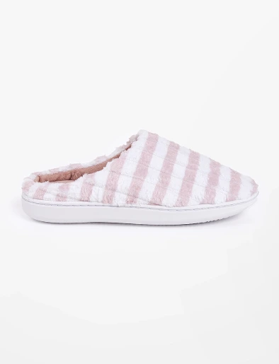 Pantufla Afelpada Rosada
