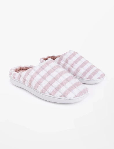 Pantufla Afelpada Rosada
