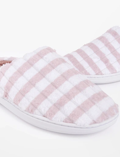 Pantufla Afelpada Rosada