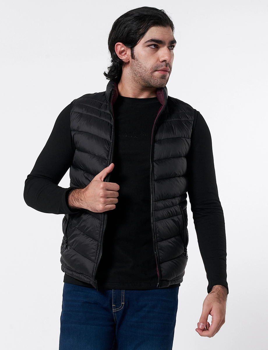 Chaleco Reversible Unicolor