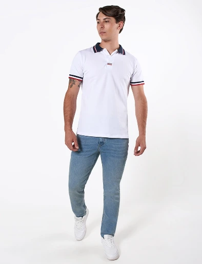 Pantalón Slim Azul Claro
