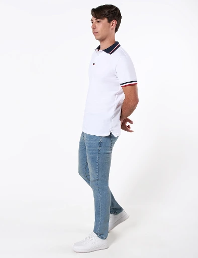 Pantalón Slim Azul Claro