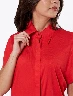 Blusa Camisera Rojo Mujer - Con Color Vibrante Y Corte Clásico