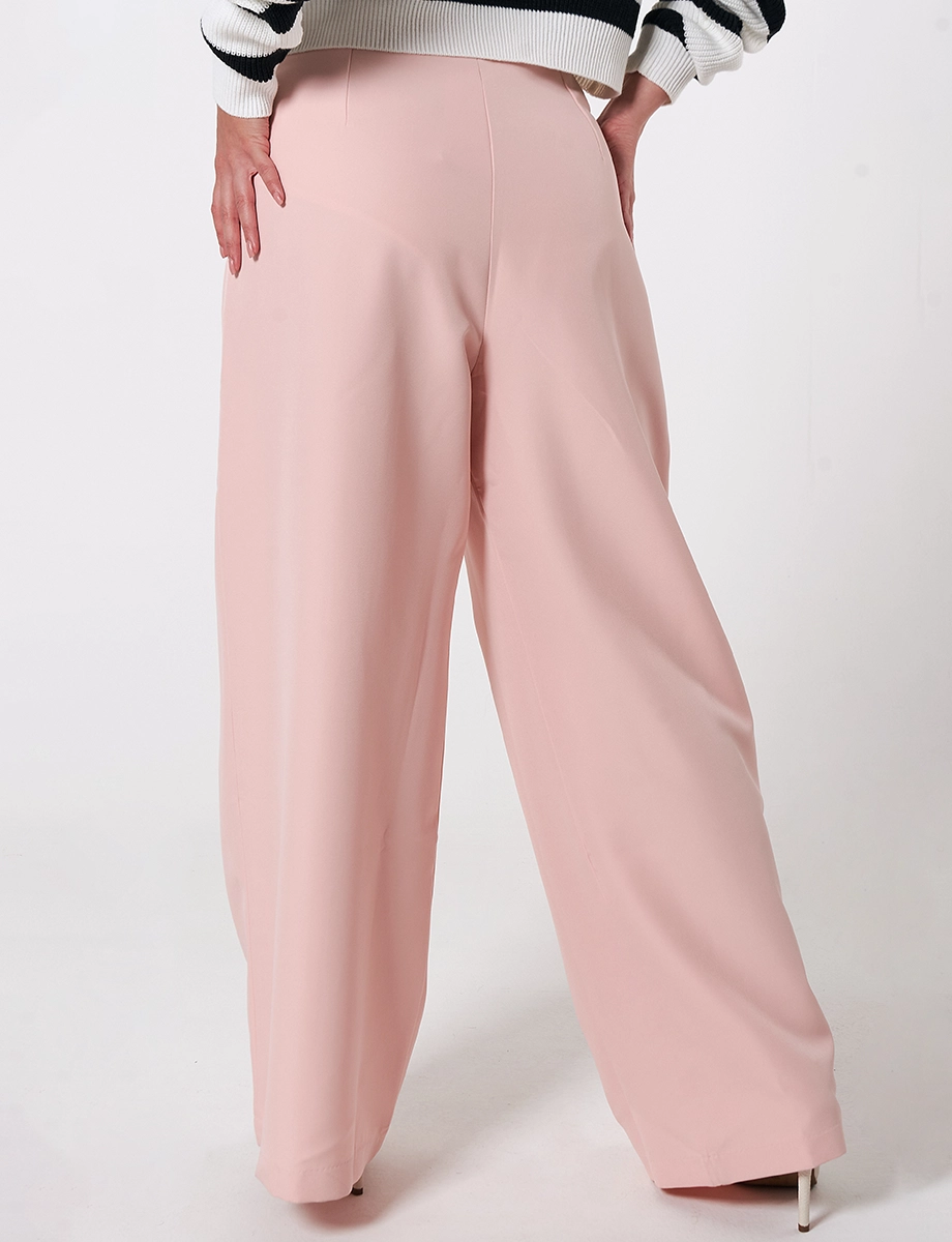 Pantalón Palazzo Palo Rosa