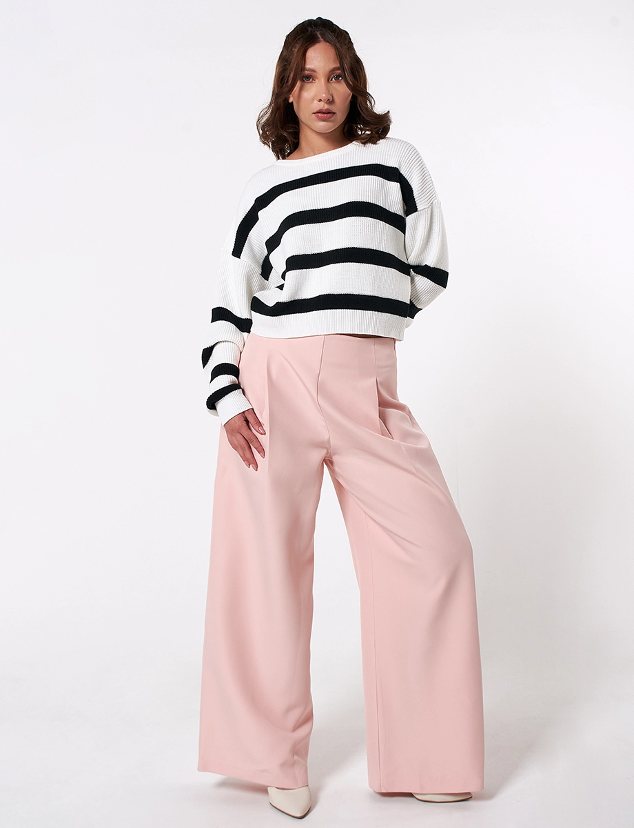 Pantalón Palazzo Palo Rosa