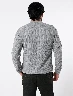 Sweater con Textura Gris