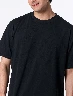 Camiseta Llana Negro Hombre – Básica cómoda para uso diario