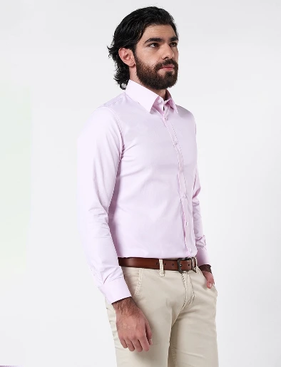 Camisa Llana Rosa