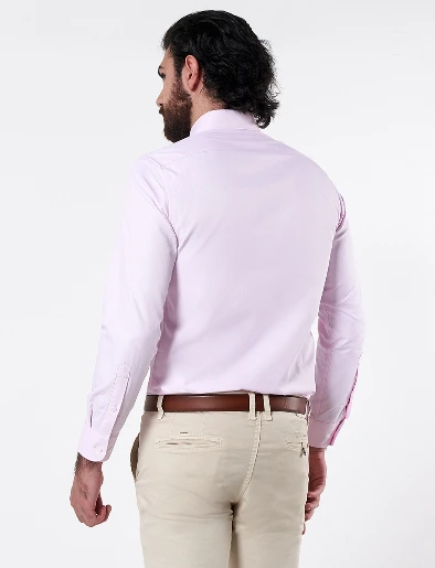 Camisa Llana Rosa