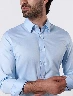 Camisa Llana Celeste Claro Hombre – Imagen fresca y pulida