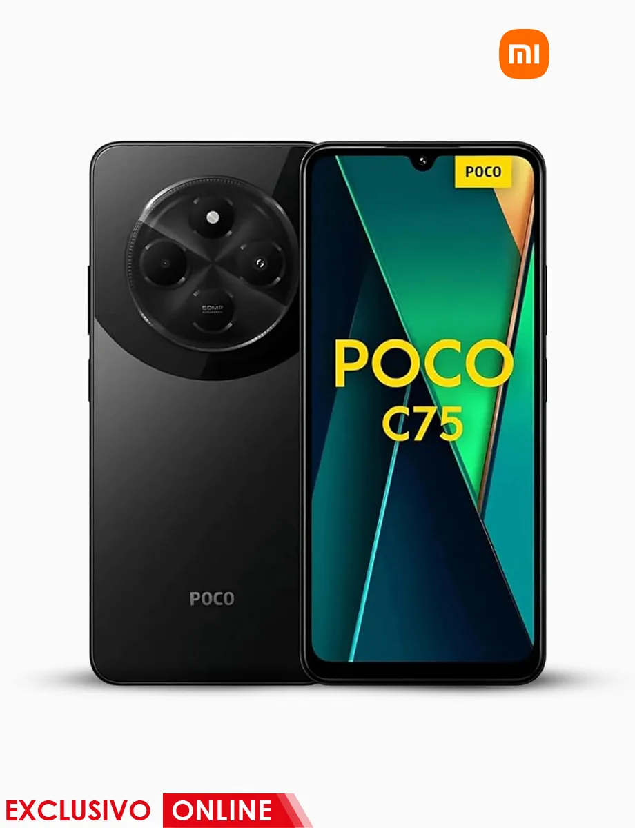 Celular Poco C75 de 256GB y RAM 8GB Negro | Xiaomi