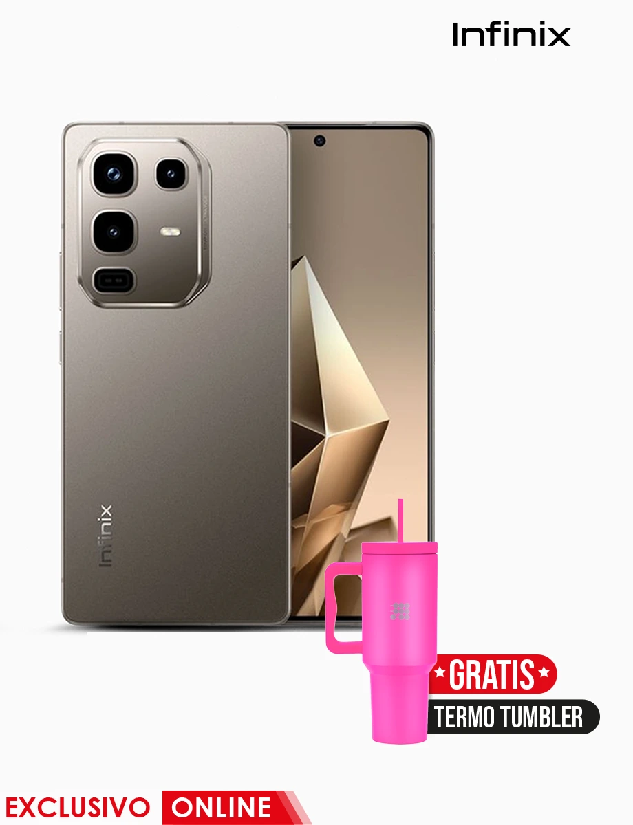 Celular Note 50 Pro 256GB y RAM 8GB Gris | Xiaomi + Gratis Termo Tumbler Hot Pink | Cubbit