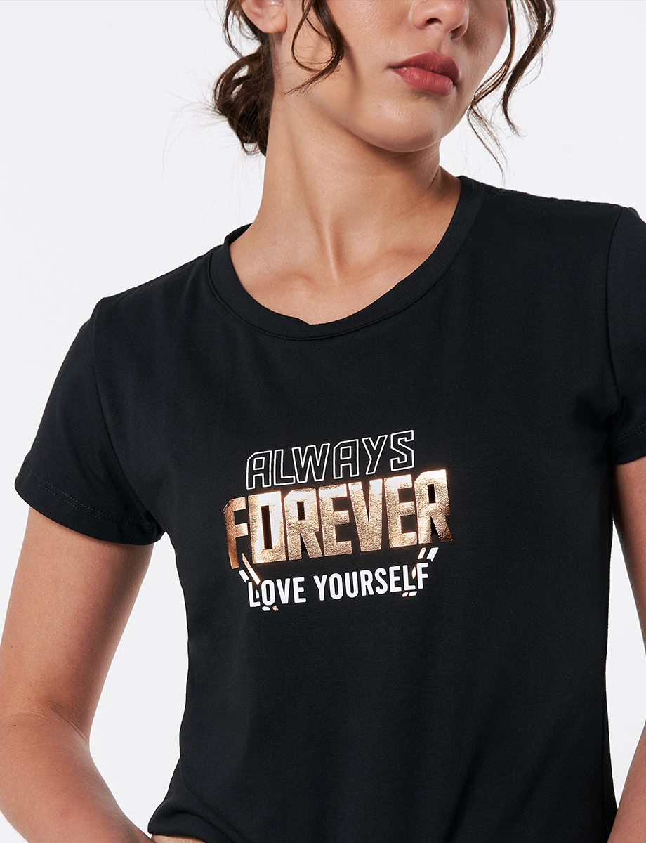 Camiseta Always Forever Negro