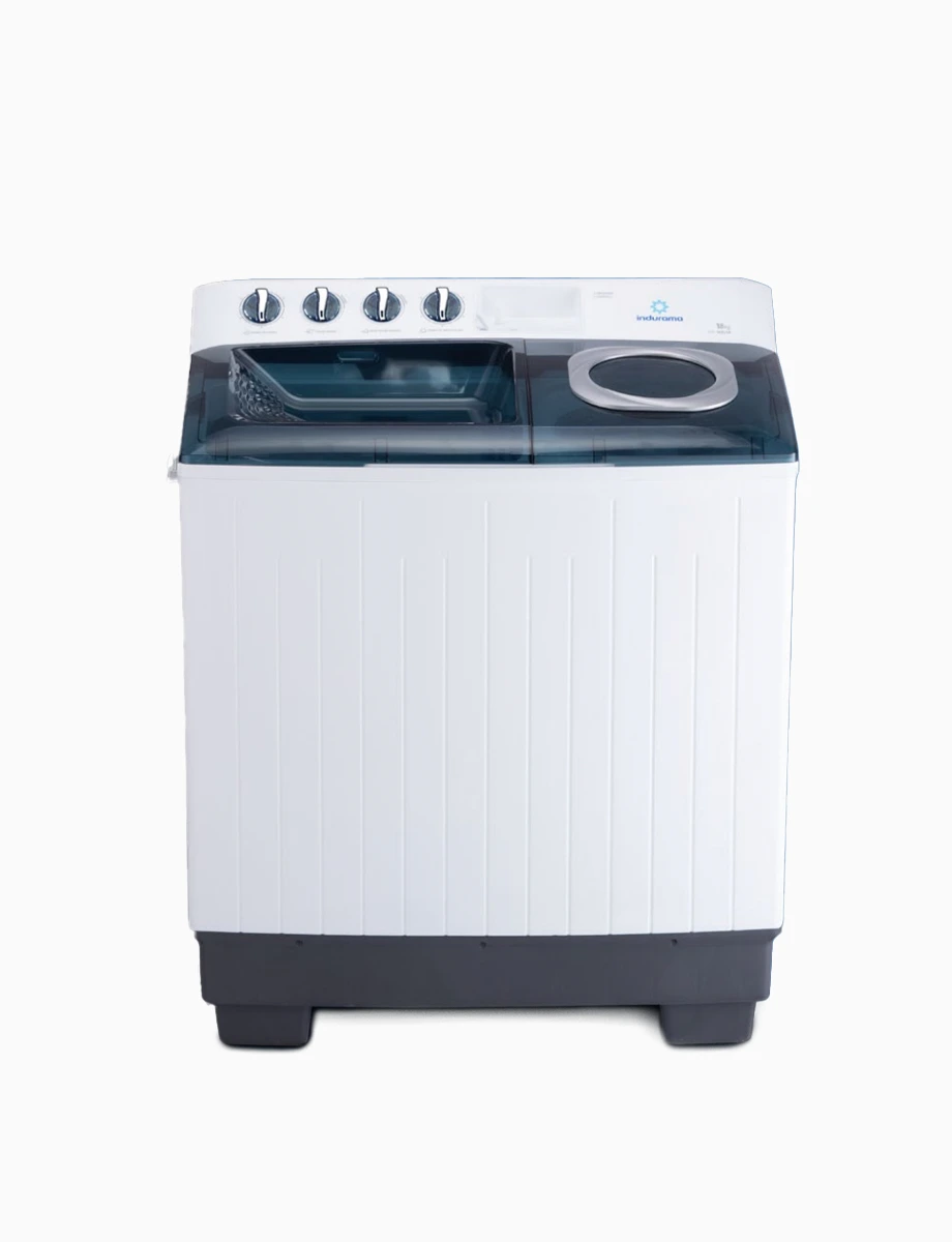 Lavadora Semi Automática 18Kg/9Kg Blanca | Indurama