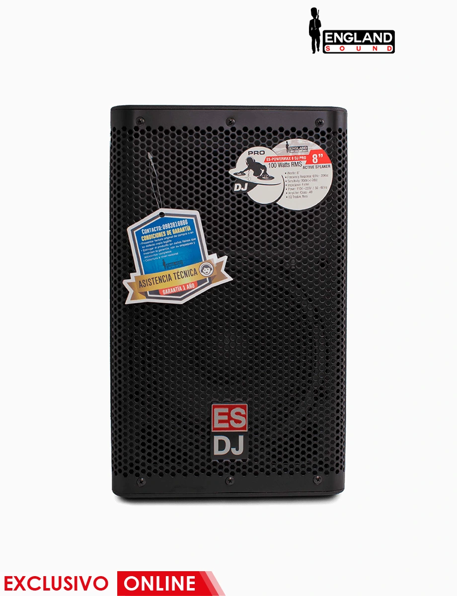 Caja Amplificada Pro de 8" 100W RMS | England Sound