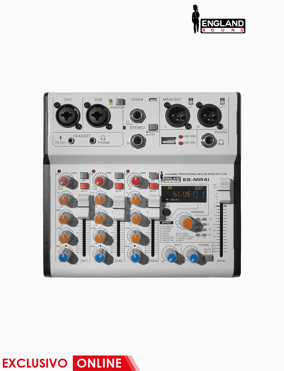 Consola de Audio de 4 Canales | England Sound