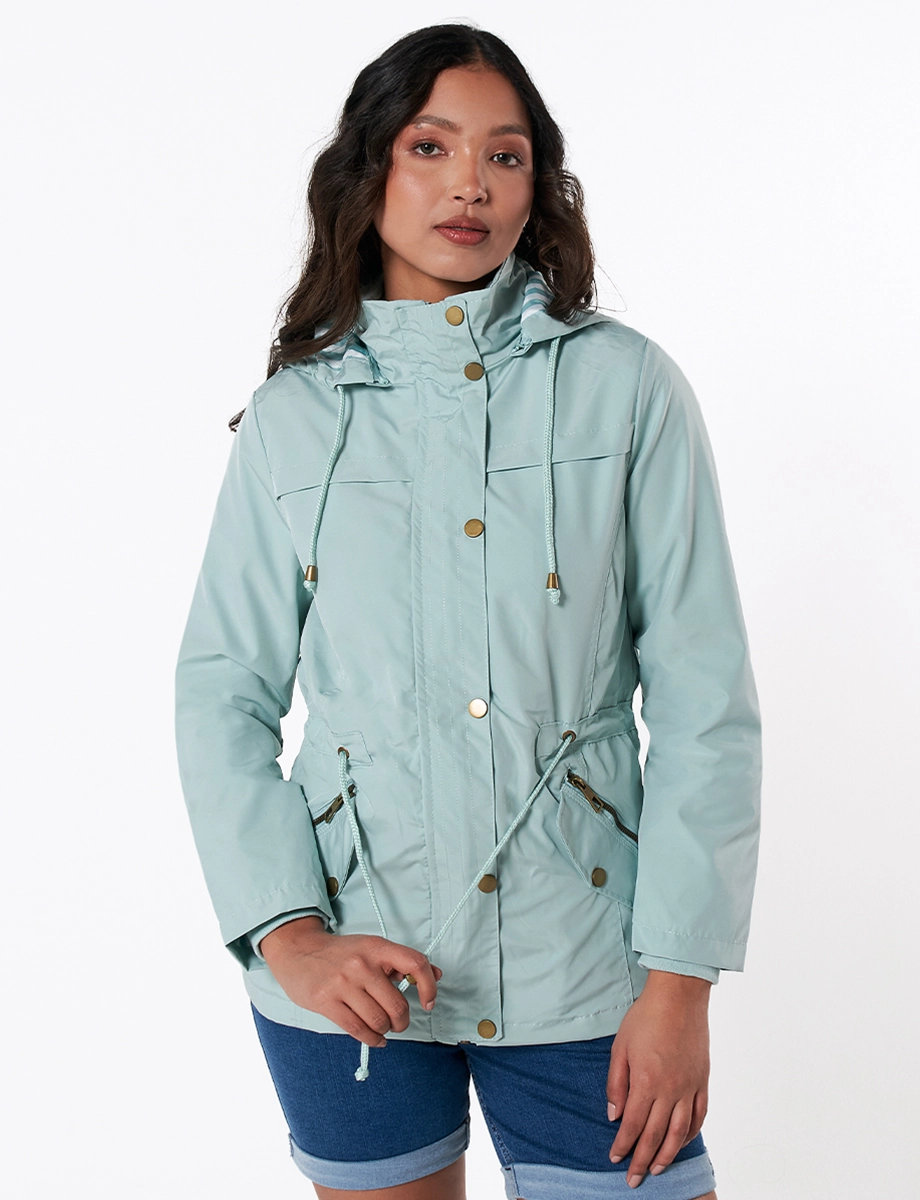 Chaqueta Larga Verde Menta