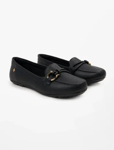 Ballerina Negra con Lazo