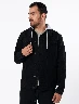 Chaqueta con Capucha Negro Hombre – Estilo urbano ligero