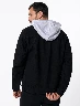 Chaqueta con Capucha Negro Hombre – Estilo urbano ligero
