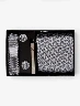 Set Corbatas + Gemelos + Pañuelo + Pisa Corbata Plateado Hombre – Elegancia completa para vestir