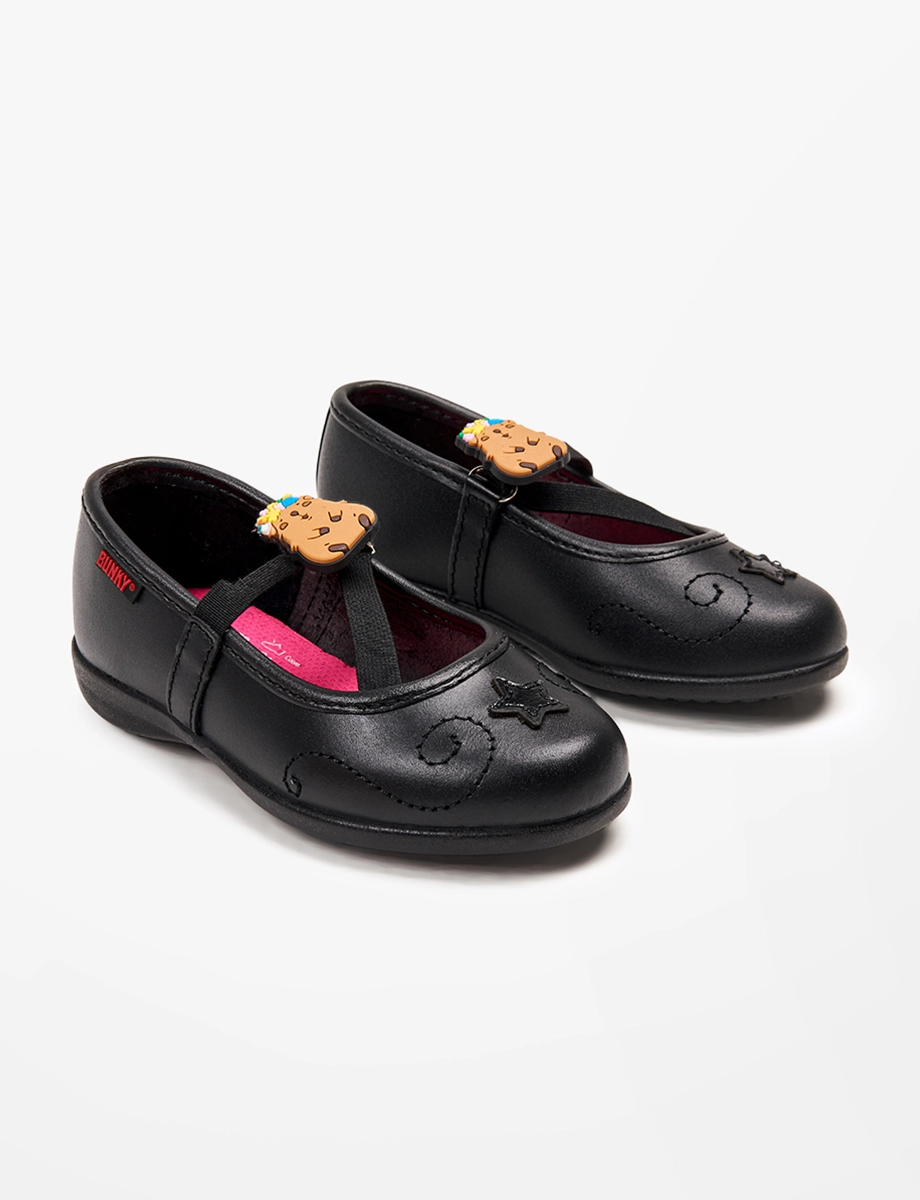 Zapato Escolar Caña Baja Pre Negro