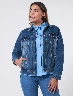 Chaqueta Jean Azul Medio Mujer – Denim clásico para looks urbanos