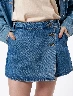 Short Falda Azul Medio Mujer – Estilo moderno con comodidad diaria