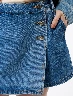Short Falda Azul Medio Mujer – Estilo moderno con comodidad diaria