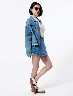 Short Falda Azul Medio Mujer – Estilo moderno con comodidad diaria