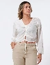Blusa Encarrujado Crudo Mujer – Toque delicado con estilo femenino