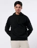 Chompa con Capucha Negra Hombre – Abrigo urbano estilo moderno