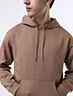 Chompa con Capucha Café Claro Hombre – Tono cálido para looks modernos