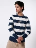 Buzo Rayas Azul Marino Hombre – Look moderno con detalle de rayas