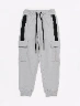 Jogger Cargo Fleece Gris Infantil Niños – Comodidad térmica con estilo urbano para uso diario activo.
