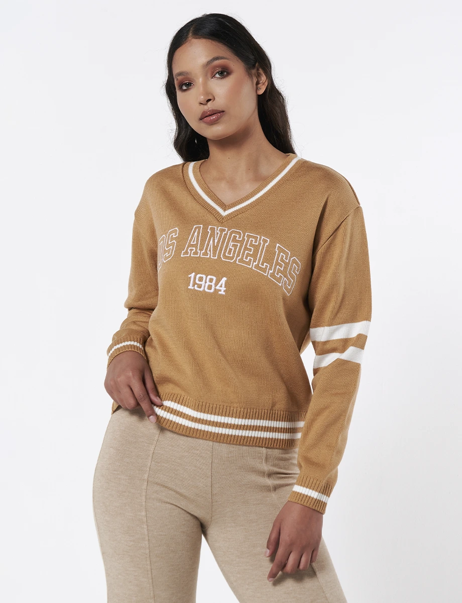 Sweater Los Angeles Camel